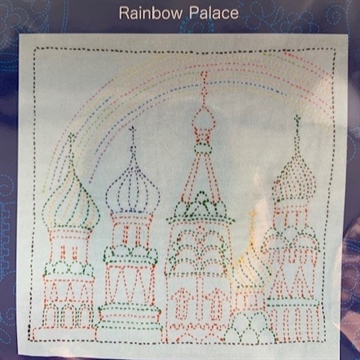 Sashiko Russia - Rainbow Palace